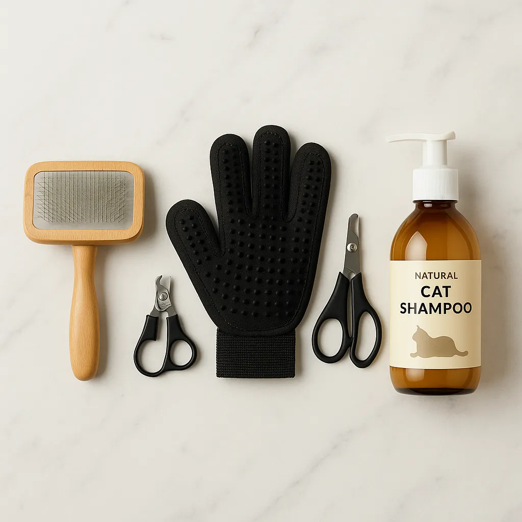 Dụng Cụ Cần Thiết Để chăm sóc lông cho mèo