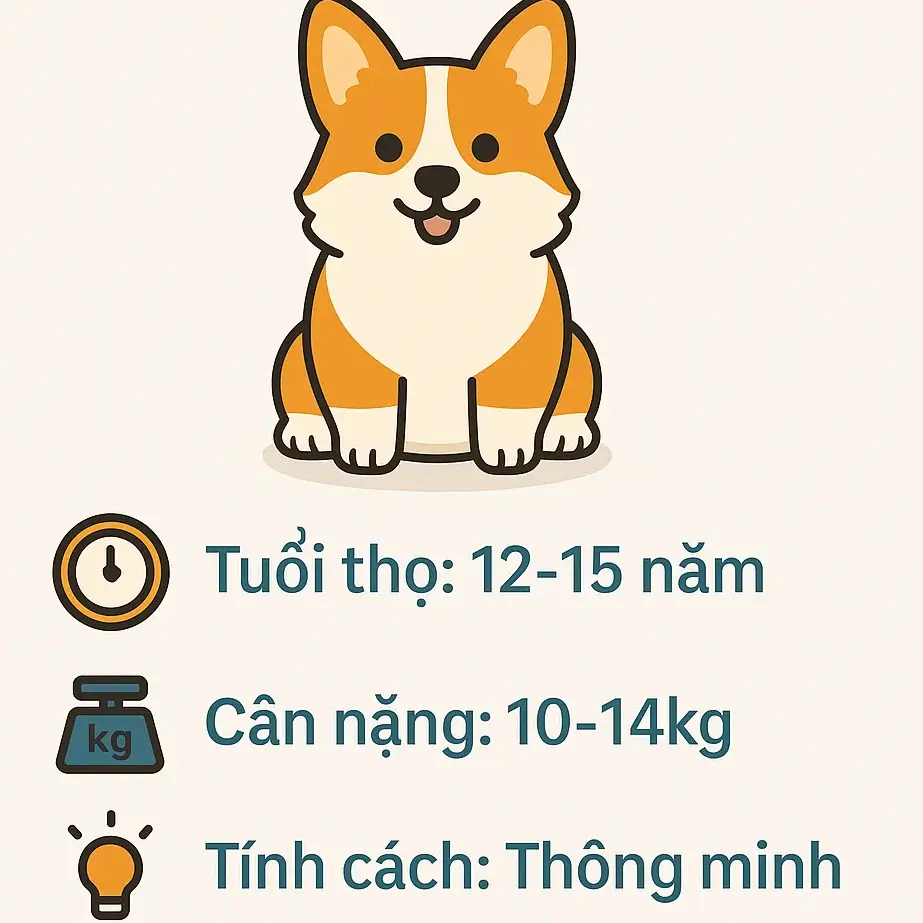 Bảng Tóm Tắt Nhanh Về Giống Chó Corgi