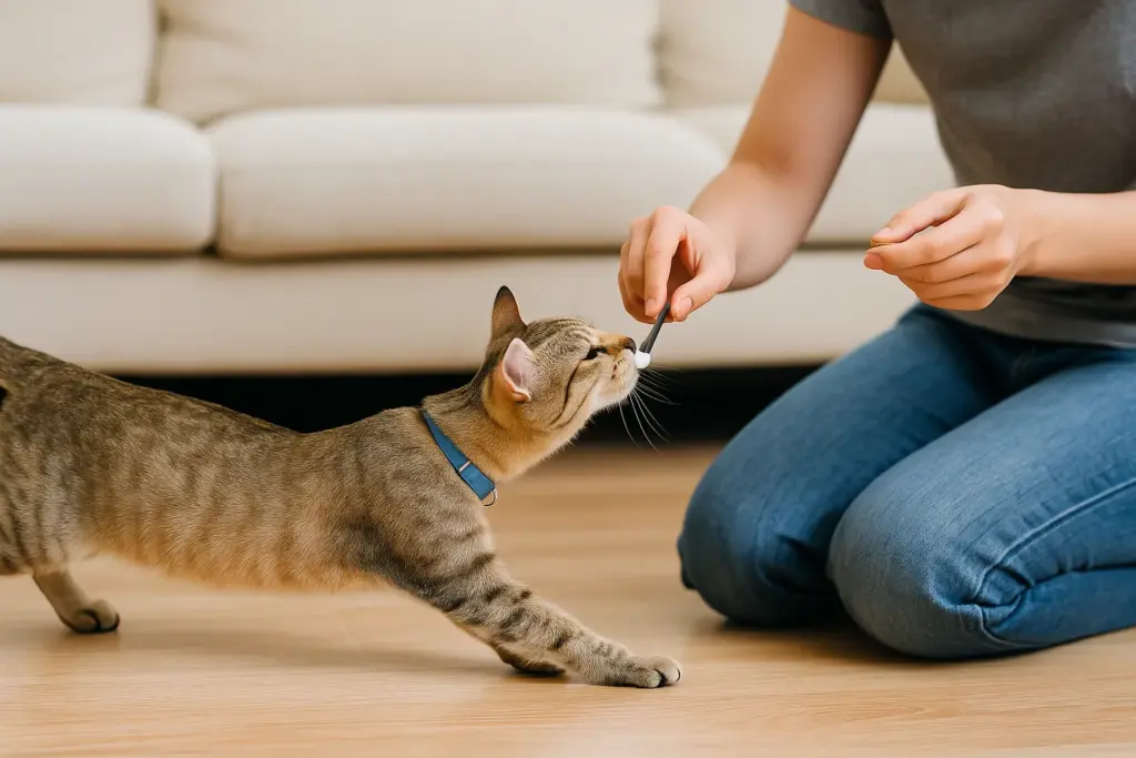cách sử dụng clicker cho mèo