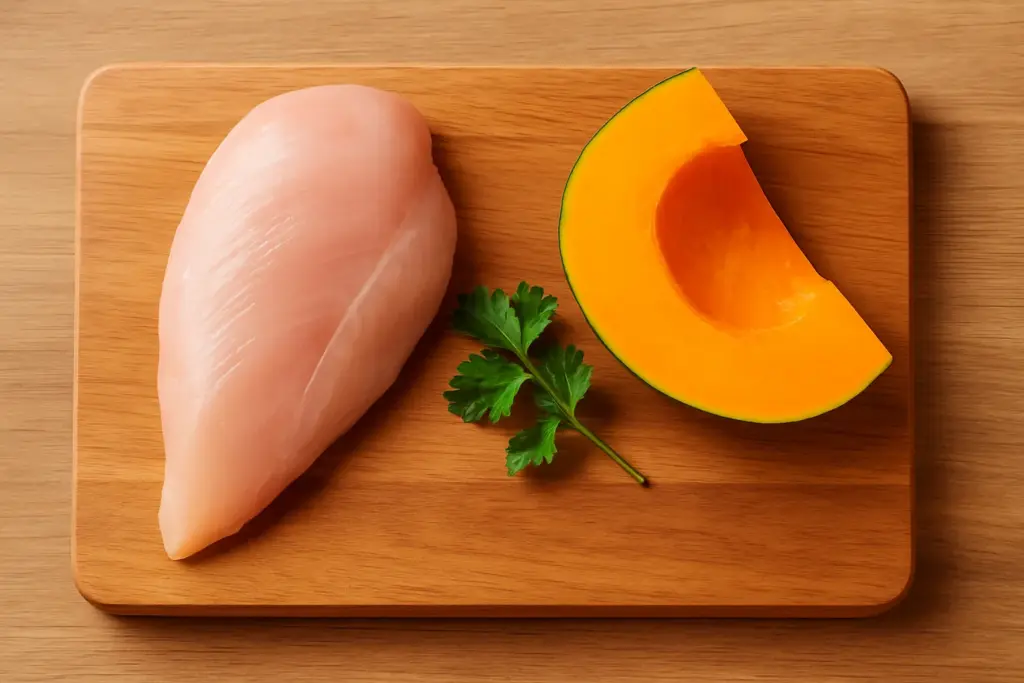 công thức ức gà cho mèo