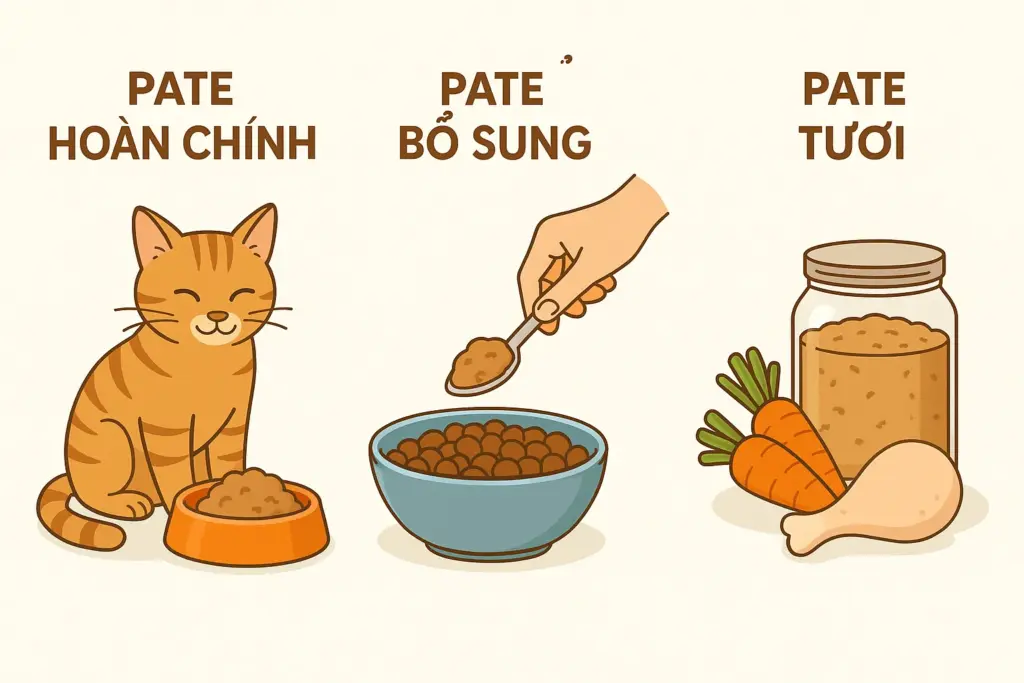 pate cho mèo loại nào tốt
