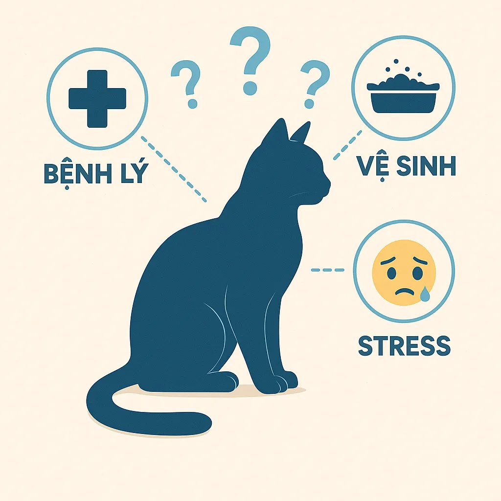 Tại sao mèo đi bậy?